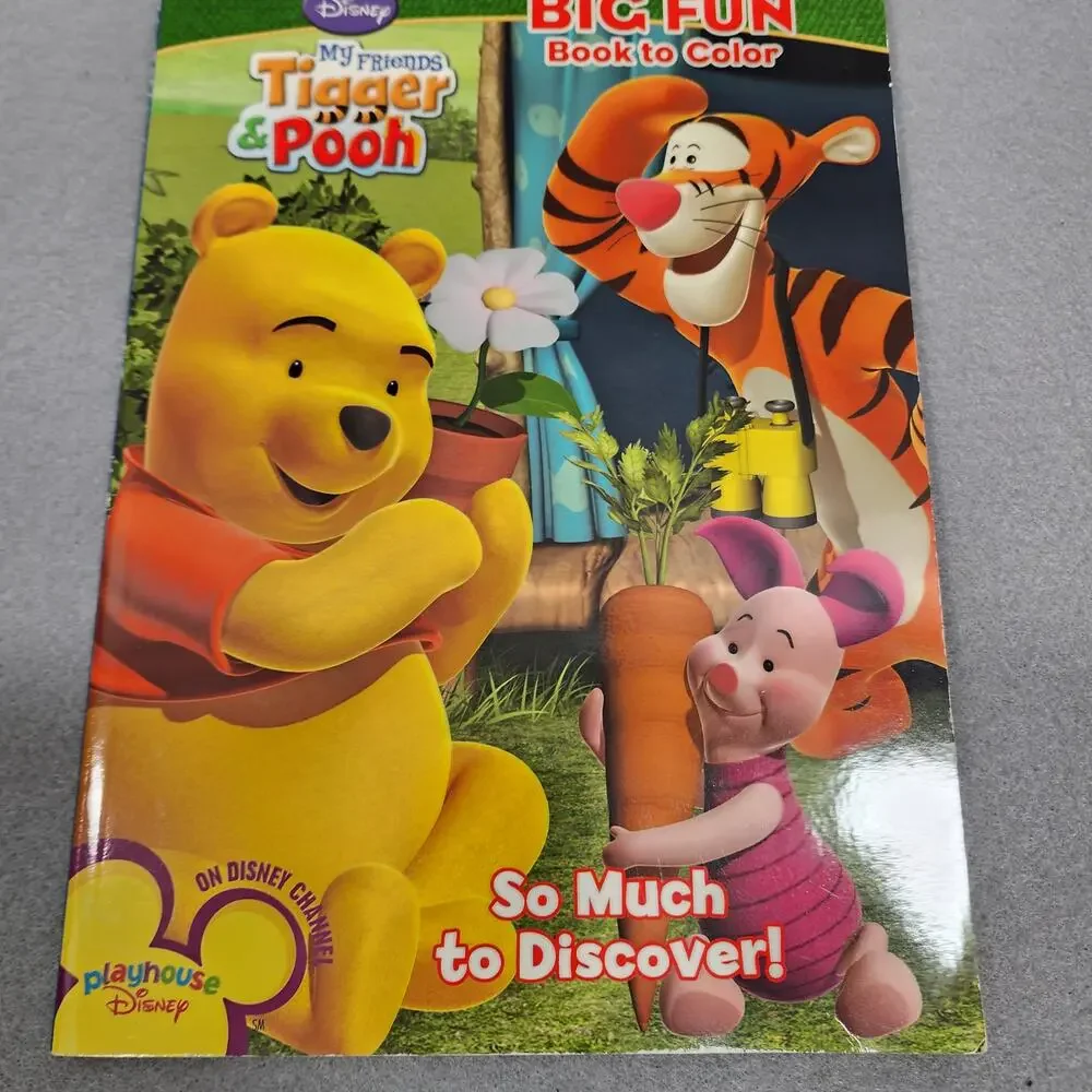Coloring & Activity Books x3 Peanuts Halloween, Disney Animals & Tigger & Pooh